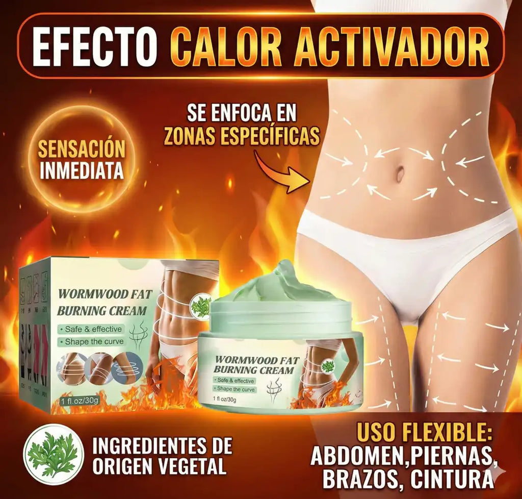 🌿 Wormwood Fat | Crema reafirmante y modeladora corporal con efecto calor